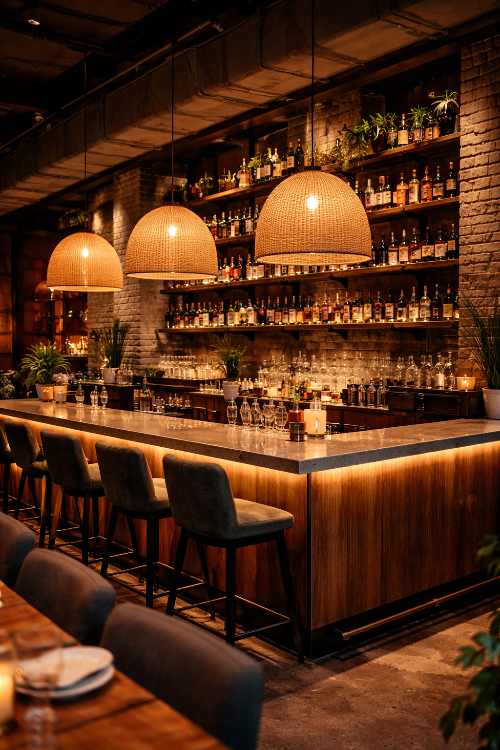 Barra del restaurante