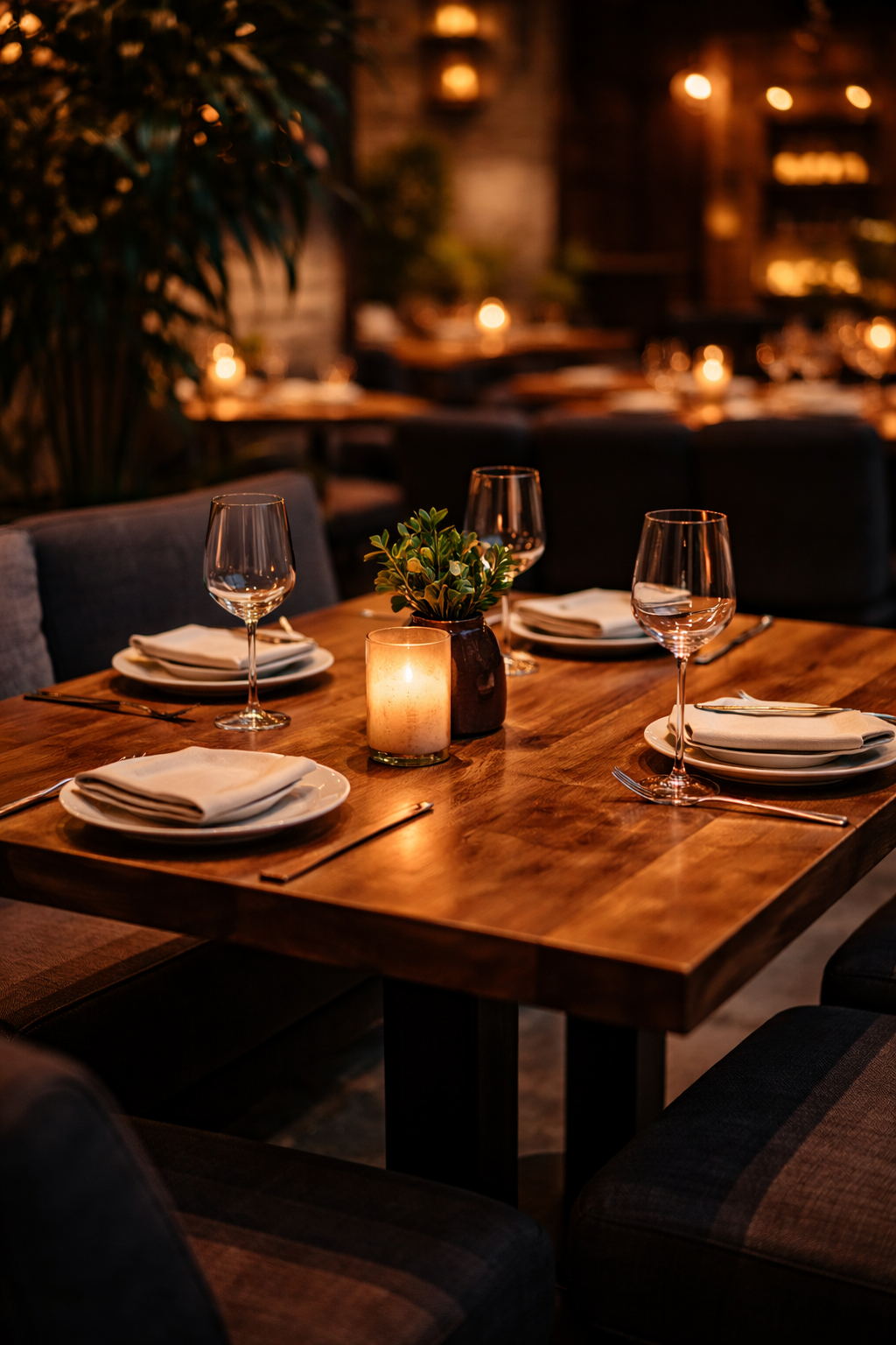 Mesa del restaurante